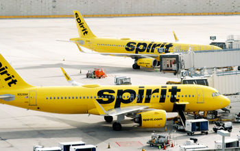 Spirit Airlines, airplanes, planes, aircraft